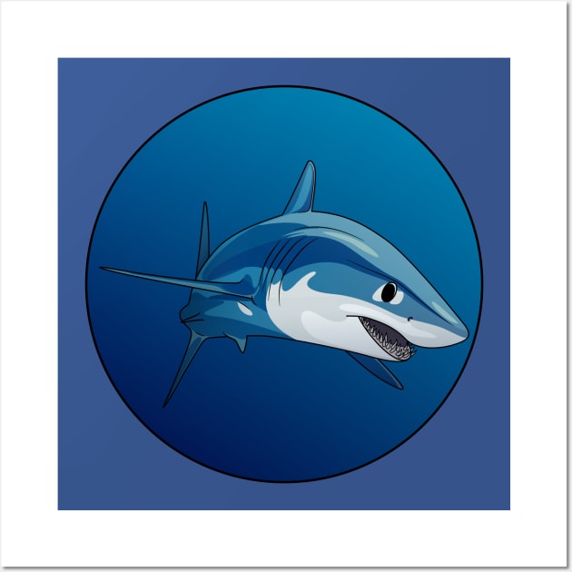 Mako Shark Wall Art by BoombasticArt